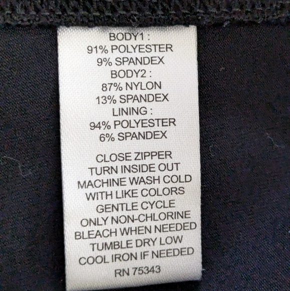 Cynthia Rowley Floral Black Activewear Full Zip Jacket Large - Picture 10 of 10